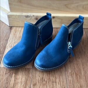 Blue Ankle Boots